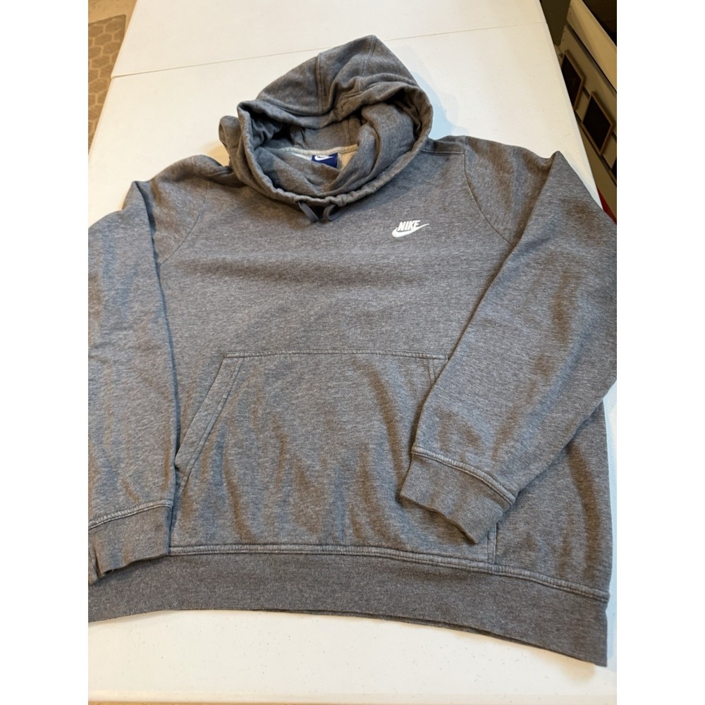 Nike Sportswear Club Fleece Funnel-Neck Hoodie Women's Size Extra Large Gym Cowl - Picture 1 of 8